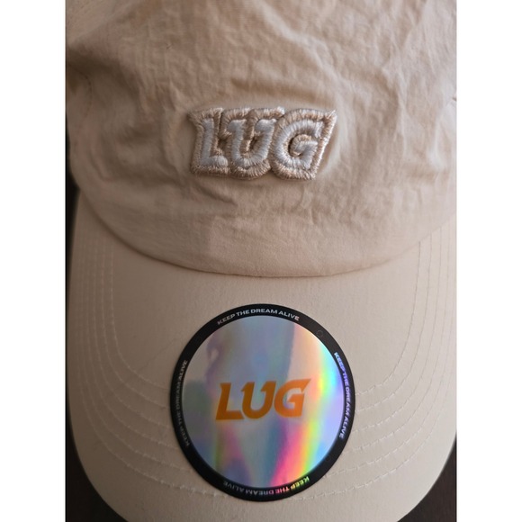 lug Other - NWT LUG Beige Cream Embroidered Logo Baseball Cap Keep The Dream Alive